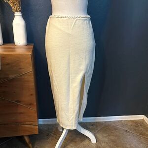SAYLOR Cream Pencil Skirt‎ for Work